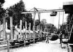 Weinversand der Sektkellerei St. Martin, die eigentlich an der luxemburgischen Mosel in Remich ihren Sitz hat, in Trier.  (1935) <i>Foto: RVM</i>