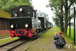 Lok "Spreewald" des DEV fährt in Heiligenberg zwischen Bruchhausen-Vilsen und Asendorf ein. (20.08.2005) <i>Foto: Burkhard Walbersloh</i>