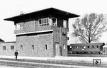 Das neu in Betrieb genommene Stettwerk "Gmt" am westlichen Ende des Bahnsteiges 1/2 in Glogau. Der Bahnknoten in der Rbd Osten wurde Anfang der 1930er Jahre großzügig umgebaut. (1931) <i>Foto: RVM</i>