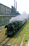 41 1225 fährt mit P 6017 (Jena Saalbf - Gera) in Hermsdorf-Klosterlausnitz ein. (08.07.1986) <i>Foto: Wolfgang Bügel</i>