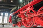 Die frisch ausgebesserte 01 0509 der PRESS (Eisenbahn-Bau- und Betriebsgesellschaft Pressnitztalbahn) glänzt im Dampflokwerk Meiningen. (25.04.2018) <i>Foto: Joachim Schmidt</i>