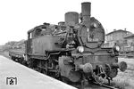 Auch 92 656 (Union Königsberg, Baujahr 1912) wurde in Dessau nur noch für untergeordnete Dienste benötigt.  (27.06.1966) <i>Foto: Will A. Reed</i>