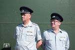 Die Veranstaltung fand natürlich unter den wachsamen Augen der Transportpolizei statt.... (10.05.2018) <i>Foto: Joachim Schmidt</i>