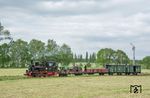 99 4511 erreicht den Bahnhof Lindenberg. (11.05.2018) <i>Foto: Joachim Schmidt</i>