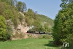11sm mit GmP 901 (Brohl - Engeln) am Tönissteiner Tunnel kurz vor Burgbrohl. (21.04.2018) <i>Foto: Zeno Pillmann</i>