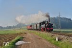 99 633 mit GmP 914 (Ochsenhausen - Maselheim) südlich von Goppertshofen. (25.05.2018) <i>Foto: Zeno Pillmann</i>