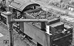 Zwischen August 1917 und 1921 wurden von Preußen insgesamt 1.168 Exemplare der pr. G 12 beschafft (darunter auch Maschinen, die von den Heeresbahnen gekommen waren oder eigentlich für Elsaß-Lothringen bestellt waren). Die Reichseisenbahnen in Elsaß-Lothringen ließen 118, die Badische Staatsbahn 88, die Sächsische Staats-Eisenbahnen 62 und die Württembergischen Staats-Eisenbahnen 43 Fahrzeuge bauen. Baden hatte 1920 zehn weitere Exemplare von der Preußischen Staatsbahn gekauft. Die letzten 20 sächsischen Lokomotiven wurden bereits mit ihren Reichsbahnnummern geliefert. Die G 12 waren überwiegend mit Schlepptendern der Bauarten pr 3 T 20 oder pr 2'2' T 31,5 ausgestattet. Die sächsischen Loks liefen mit dem etwas größeren Tender sä 3 T 21, wodurch auch die Fahrzeuglänge stieg. (07.1976) <i>Foto: Burkhard Wollny</i>