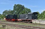 236 119 (BMAG, Baujahr 1940) und V 36 204 (BMAG, Baujahr 1939) in Fützen. (14.07.2018) <i>Foto: Ralf Opalka</i>