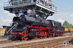 35 1097 der "Interessengemeinschaft Traditionslokomotive 58 3047 e.V." zu Gast beim 27. Heizhausfest im Sächsischen Eisenbahn-Museum Chemnitz-Hilbersdorf. (19.08.2018) <i>Foto: Andreas Höfig</i>