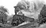 58 1934 vor einem Güterzug nach Schwarzenberg in Lauter. (07.1976) <i>Foto: Burkhard Wollny</i>