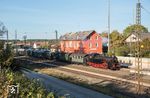 97 501 mit einem Sonderzug von Reutlingen nach Münsingen in Beimerstetten auf der Schwäbischen Alb. (29.09.2018) <i>Foto: Joachim Schmidt</i>