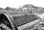Bau der neuen Straßenunterführung an der Windmühlenstraße am Bahnhof Celle. (1902) <i>Foto: RVM-Archiv</i>