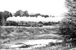 74 524 (Bw Lennep) vor P 1083 am Lenneper Bachwehr auf der seit 1956 stillgelegten Strecke zwischen Krebsöge und Lennep. (02.1930) <i>Foto: DLA Darmstadt (Bellingrodt)</i>