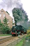 86 1501 kachelt mit P 19639 aus Schlettau durch Crottendorf. (26.09.1986) <i>Foto: Wolfgang Bügel</i>
