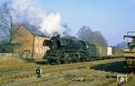 41 1289 (Bw Güsten) mit Ng 61971 in Förderstedt, nördlich von Staßfurt. (09.11.1986) <i>Foto: Wolfgang Bügel</i>