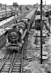 Die inzwischen ölgefeuerte 44 797 in ihrer mecklenburgischen Heimat Rostock Hbf. (1969) <i>Foto: Robin Fell</i>
