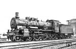 Porträtaufnahme der Mainzer 38 3952 (Hohenzollern, Baujahr 1923) als Gastlok im Bw 1 Frankfurt (Main).  (1931) <i>Foto: DLA Darmstadt (Hubert)</i>