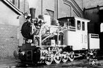 Baumusterlok der GR-Reihe (Fabrik-Nr. 15502/1949) im Grundieranstrich auf Werksprobefahrt. (1949) <i>Foto: Slg. Eisenbahnstiftung</i>