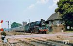 03 2235 (Bw Güsten) fährt mit P 5425 nach Güsten aus dem Bahnhof Frose. (02.06.1978) <i>Foto: Lutz Hornung</i>