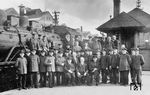 Fototermin mit einer pr. G 10 an einem unbekannten Ort. (1937) <i>Foto: Privatfoto</i>
