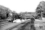 01 221 vom Bw Wittenberge (spätere 01 530) mit einem Schnellzug aus Berlin in Hamburg Dammtor. (14.05.1961) <i>Foto: Joachim Claus</i>