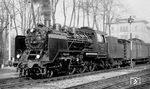 Die fast noch fabrikneue 24 061 vom Bw Ulm Hbf im Bahnhof Heidenheim an der Brenz. (03.1929) <i>Foto: RVM</i>