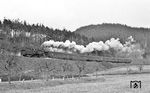 65 1073 (Bw Arnstadt) mit P 8042 aus Saalfeld bei Rottenbach. (03.1976) <i>Foto: Burkhard Wollny</i>