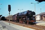 01 0507 ist mit P 7293 aus Neubrandenburg in Pasewalk eingetroffen. (25.06.1977) <i>Foto: Dr. Uwe Knoblauch</i>