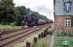 44 0576 (44 1576) vom Bw Eberswalde fährt durch Chorin. (30.06.1977) <i>Foto: Dr. Uwe Knoblauch</i>