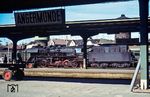 50 0023 hat soeben den P 15113 nach Angermünde gebracht und wartet auf die Weiterfahrt zum Bw. (03.07.1977) <i>Foto: Dr. Uwe Knoblauch</i>
