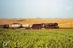 50 0014 mit einem Ölzug aus Schwedt/Oder nördlich von Greiffenberg nahe Angermünde. (13.10.1977) <i>Foto: Dr. Uwe Knoblauch</i>