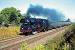 03 0058 mit dem D 319 "SASSNITZ-EXPRESS" nach Berlin zwischen dem Karower Kreuz und der S-Bahnstation Blankenburg. (22.08.1976) <i>Foto: Dr. Uwe Knoblauch</i>