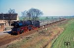 Die Oebisfelder 41 1273-6 fährt mit P 6454 (Magdeburg – Oebisfelde) in Vahldorf ein. (04.1978) <i>Foto: Dr. Uwe Knoblauch</i>