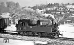 99 1568 rangiert in Schönheide. (02.1976) <i>Foto: Burkhard Wollny</i>