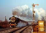 03 0077 mit D 319 "Sassnitz-Express" nach Berlin am Karower Kreuz in Berlin. (03.1979) <i>Foto: Dr. Uwe Knoblauch</i>