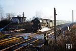 03 0077 mit D 552 nach Stralsund am Po 17 bei Berlin-Blankenburg. (05.12.1976) <i>Foto: Dr. Uwe Knoblauch</i>