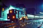 95 0028 mit P 18005 aus Saalfeld im Bahnhof Sonneberg. (27.12.1977) <i>Foto: Dr. Uwe Knoblauch</i>