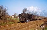 01 2029 mit dem E 315 "Gedania" aus Szczecin (Stettin) nahe des Schrankenpostens 17 bei Berlin-Blankenburg. (16.04.1978) <i>Foto: Dr. Uwe Knoblauch</i>