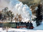 94 1292 mit einem DMV-Sonderzug bei Thomasmühle auf der Strecke Schleusingen - Ilmenau. (18.02.1978) <i>Foto: Karsten Risch</i>