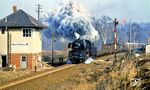 50 3540 vom Bw Nossen passiert mit Ng 62348 die Blockstelle Rothschönberg vor Deutschenbora. (1982) <i>Foto: Karsten Risch</i>