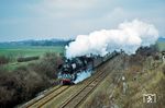 03 0080 mit D 513 auf dem Weg nach Berlin bei Berlin-Blankenburg. (27.02.1977) <i>Foto: Dr. Uwe Knoblauch</i>