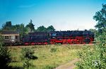 01 2120 mit dem D 371 „Pannonia-Expreß“ nach Sofia in Berlin-Wuhlheide. (29.06.1976) <i>Foto: Dr. Uwe Knoblauch</i>