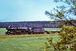 Nachdem 41 1144 in Haldensleben Kopf gemacht hatte, geht es bei Flechtingen in Richtung Oebisfelde weiter. (06.1979) <i>Foto: Dr. Uwe Knoblauch</i>