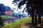 01 0535 vom Bw Pasewalk mit D 517 auf dem Weg nach Berlin an der ehemaligen Blockstelle Spechthausen südlich von Eberswalde. (29.06.1977) <i>Foto: Dr. Uwe Knoblauch</i>