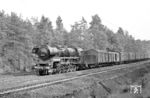 58 3015 (Bw Dresden-Friedrichstadt) mit einem Personenzug, dem eine Länderbahnlok wohl besser zu Gesicht gestanden hätte, bei Dresden-Klotzsche. (08.07.1968) <i>Foto: Will A. Reed</i>