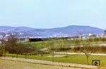 01 0528 mit D 218 (Berlin - Paris) bei Ronshausen. (27.04.1973) <i>Foto: Klaus D. Holzborn</i>