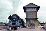01 508 verlässt mit D 264 aus Berlin den damaligen Grenzbahnhof Büchen zur Weiterfahrt nach Hamburg. (05.1968) <i>Foto: Dieter Junker</i>