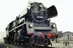 23 1007 vom Bw Schwerin kam im Rahmen des "kleinen Grenzverkehrs" nach Lübeck. (07.04.1966) <i>Foto: Klaus D. Holzborn</i>