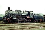 38 225, die 1916 bei Hartmann in Chemnitz das Licht der Welt erblickte, und in Nossen (Foto) im November 1967 abgestellt wurde.  (09.08.1967) <i>Foto: Klaus D. Holzborn</i>