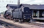 Die Erfurter 01 525 war mit D 200 nach Bebra gekommen und rückt nun ins Bw ein. (1967) <i>Foto: Dieter Junker</i>